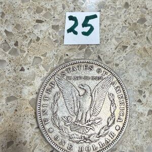 1880 Morgan Silver Dollar, a historic United States coin minted